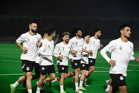 قبل مواجهة الإمارات.. لقطات تخطف الأنظار من مران منتخب مصر (صور)